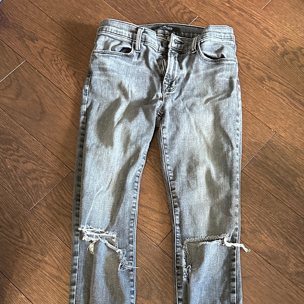 JBRAND Washed black Denim Jeans